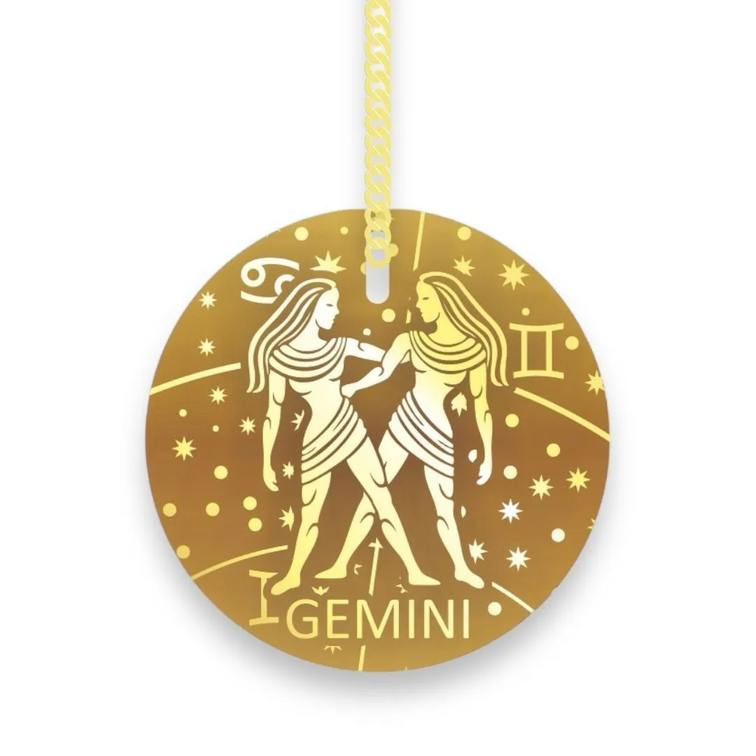 14k Gemini Pendant