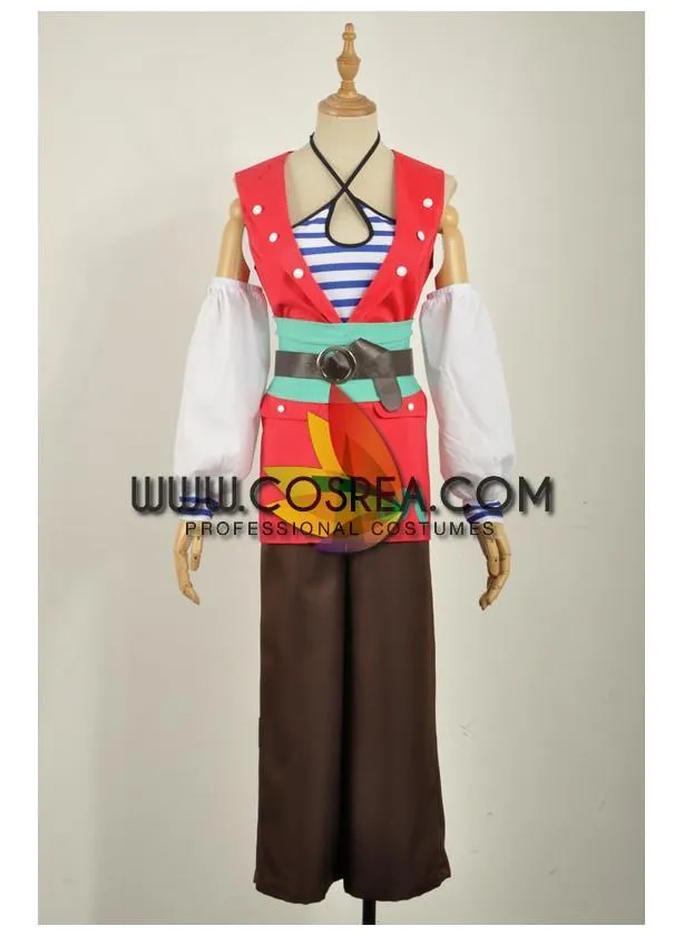 A3 Yuki Rurikawa Summer Pirate Cosplay Costume