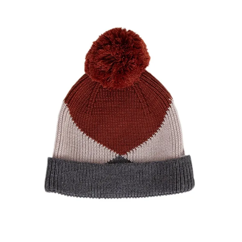 Acorn Merino Beanie - Hidden Valley Chestnut