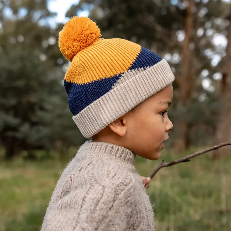 Acorn Merino Beanie - Hidden Valley Mustard