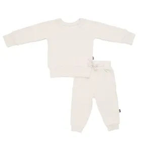 Bamboo Jersey Jogger Set in Oat