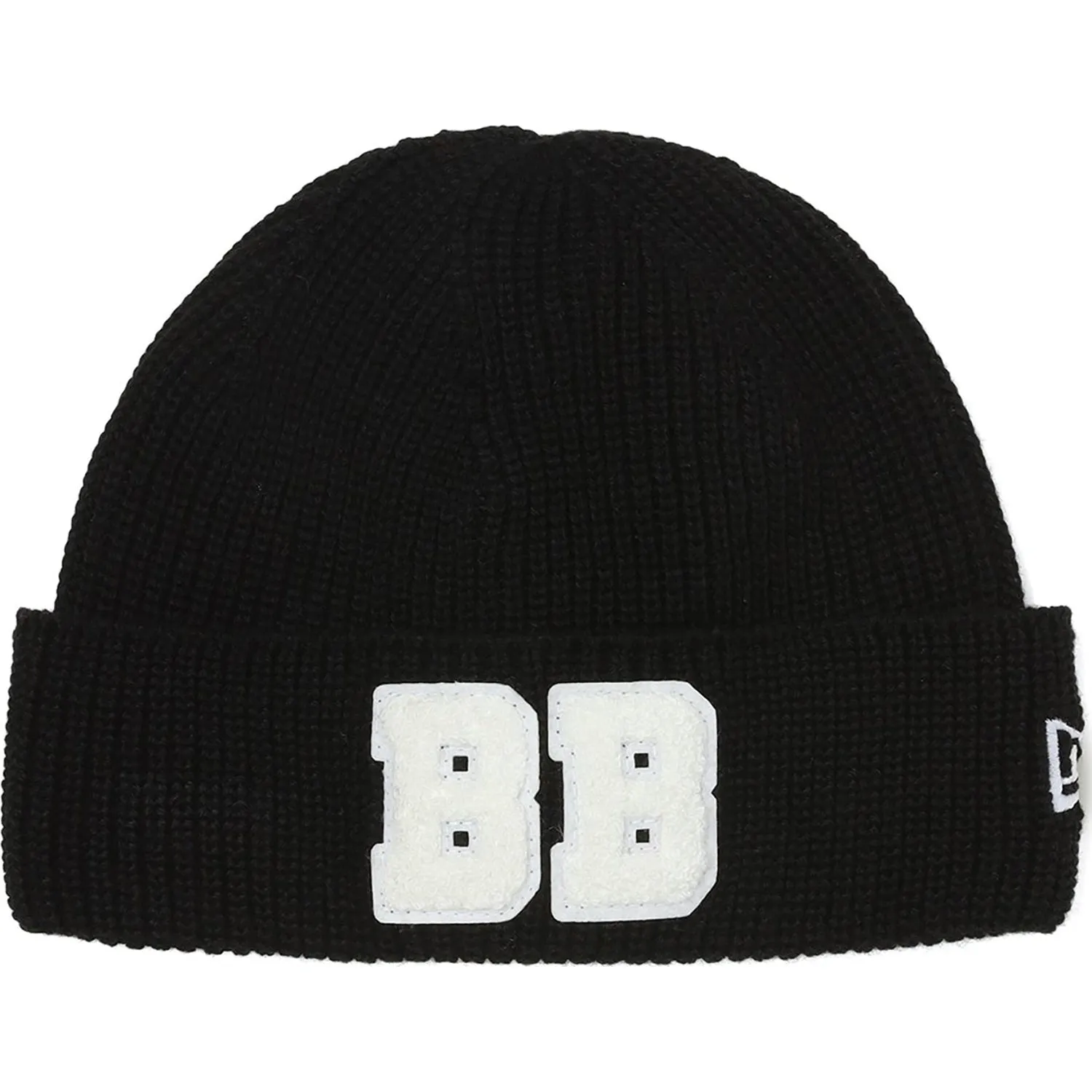 BAPE BLACK NEW ERA BEANIE MENS