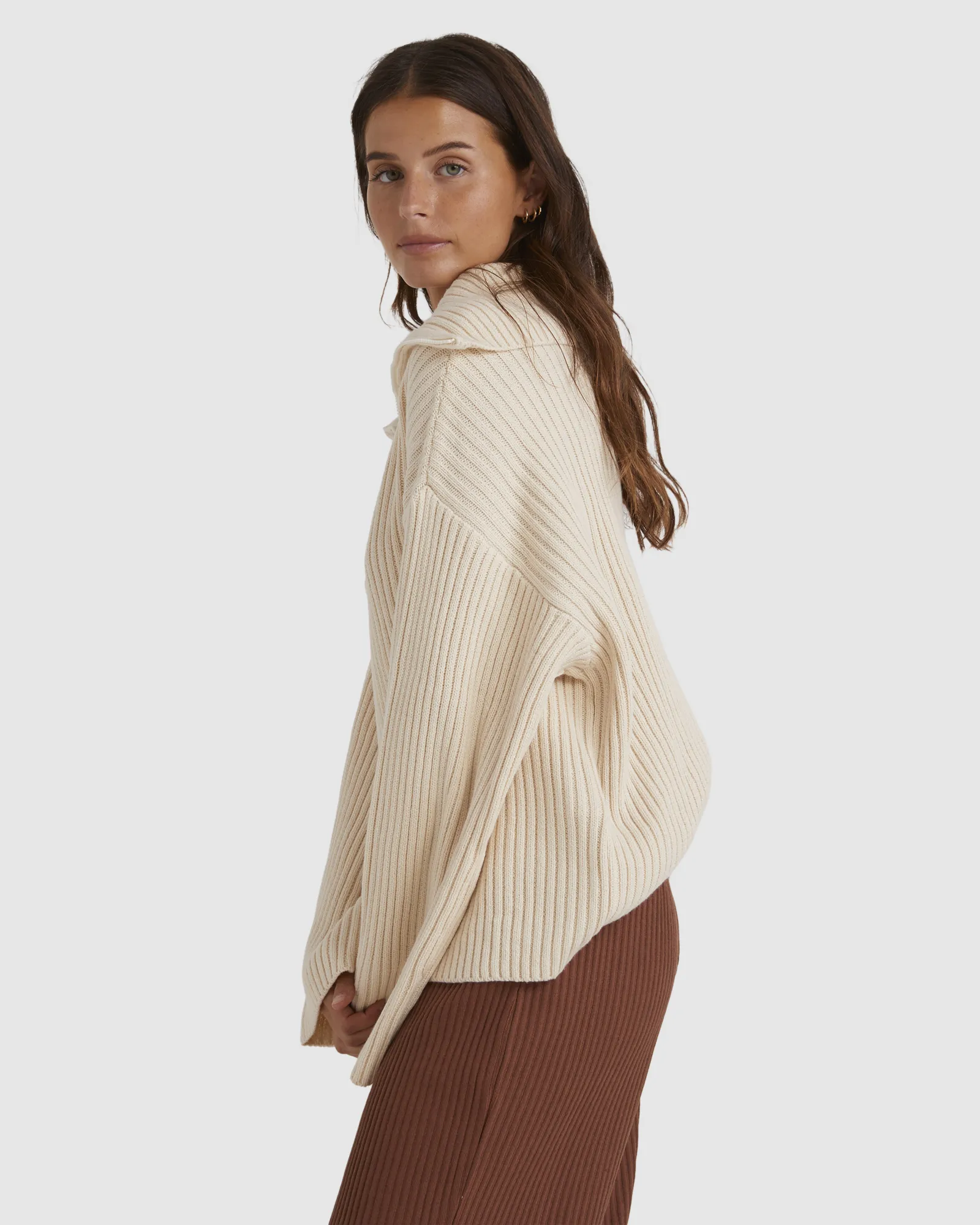 Billabong Zippy Sweater - Whitecap | SurfStitch