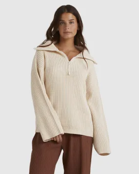 Billabong Zippy Sweater - Whitecap | SurfStitch