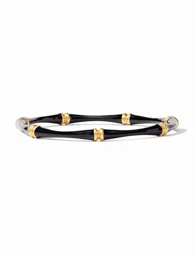 Black Bamboo Bangle Bracelet | Julie Vos