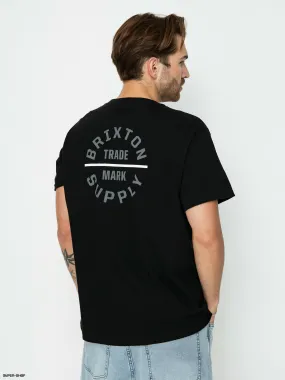 Brixton Oath V Stt T-shirt (black/whitecap/persimmon orang)