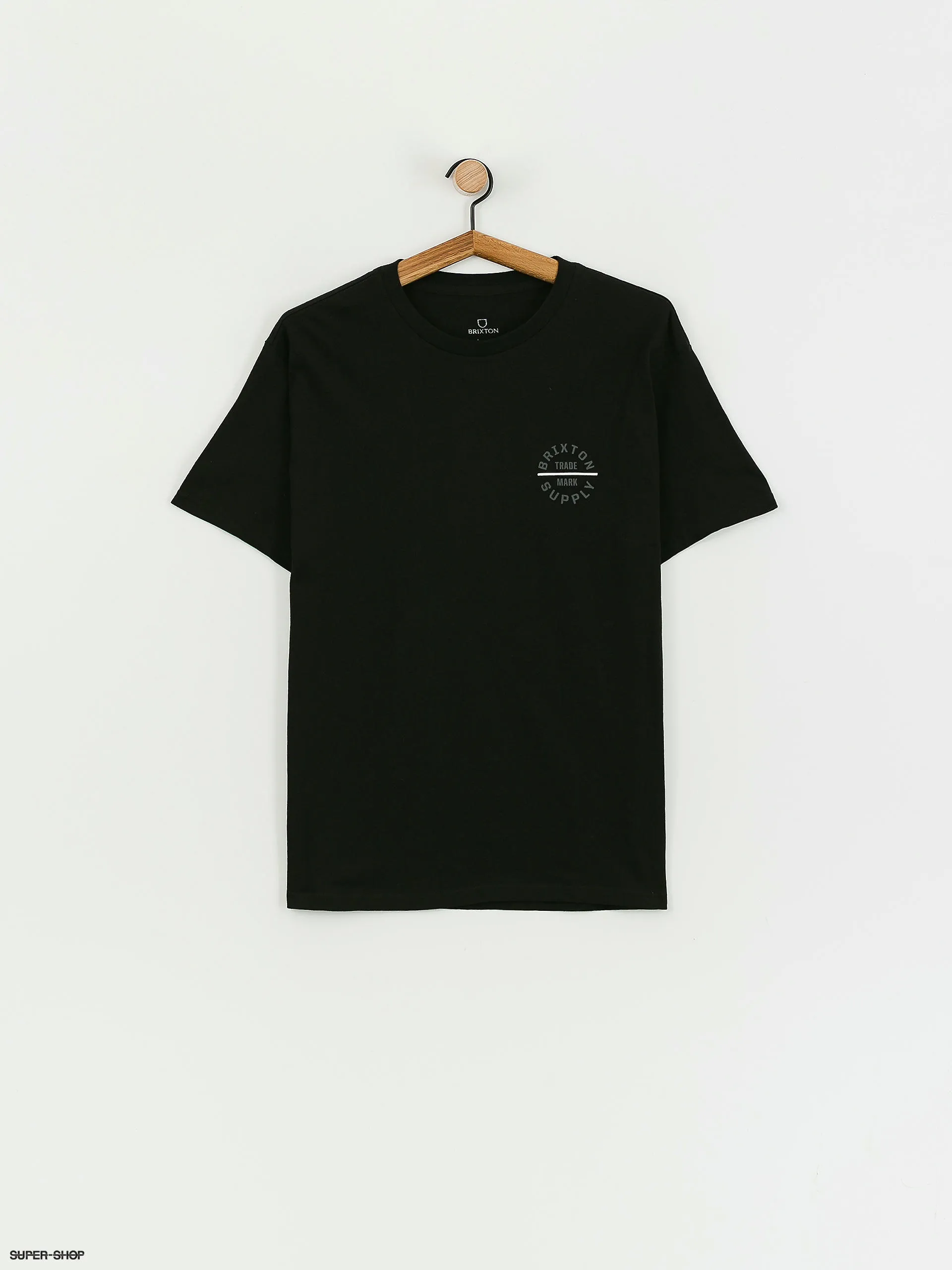 Brixton Oath V Stt T-shirt (black/whitecap/persimmon orang)