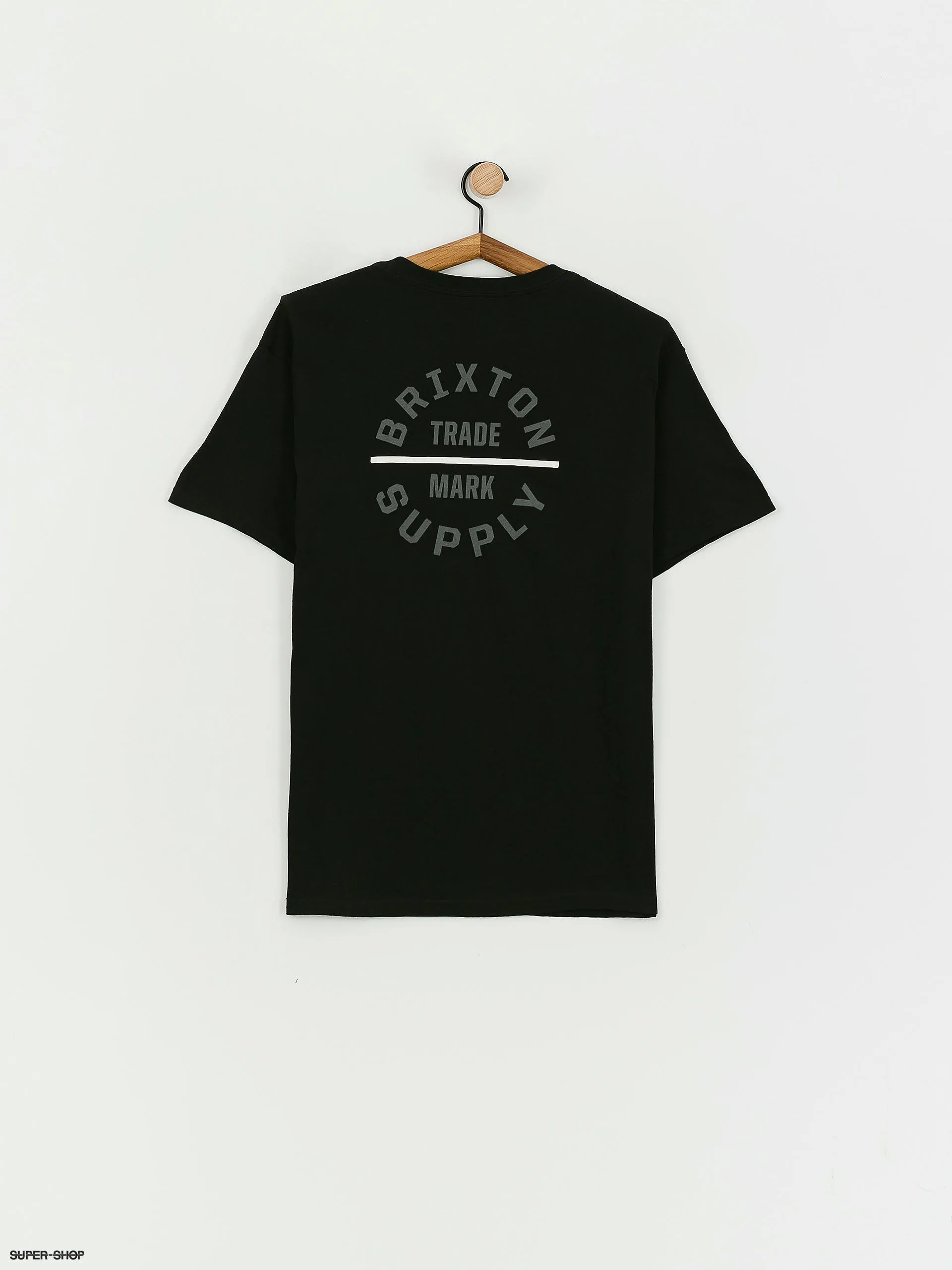 Brixton Oath V Stt T-shirt (black/whitecap/persimmon orang)