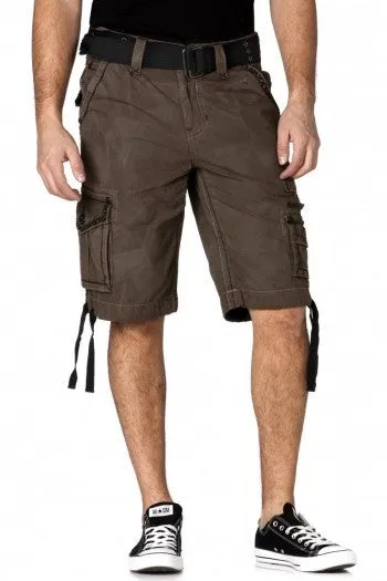 Brown Rock Revival Cargo Shorts