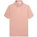 BRUNELLO CUCINELLI Woven Cotton And Silk Polo Pink