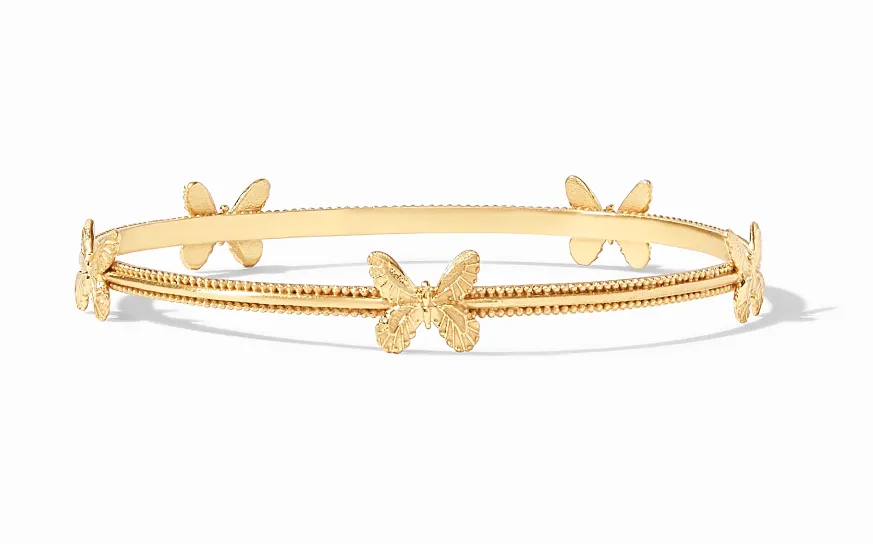 Butterfly Bangle - Gold (Medium)