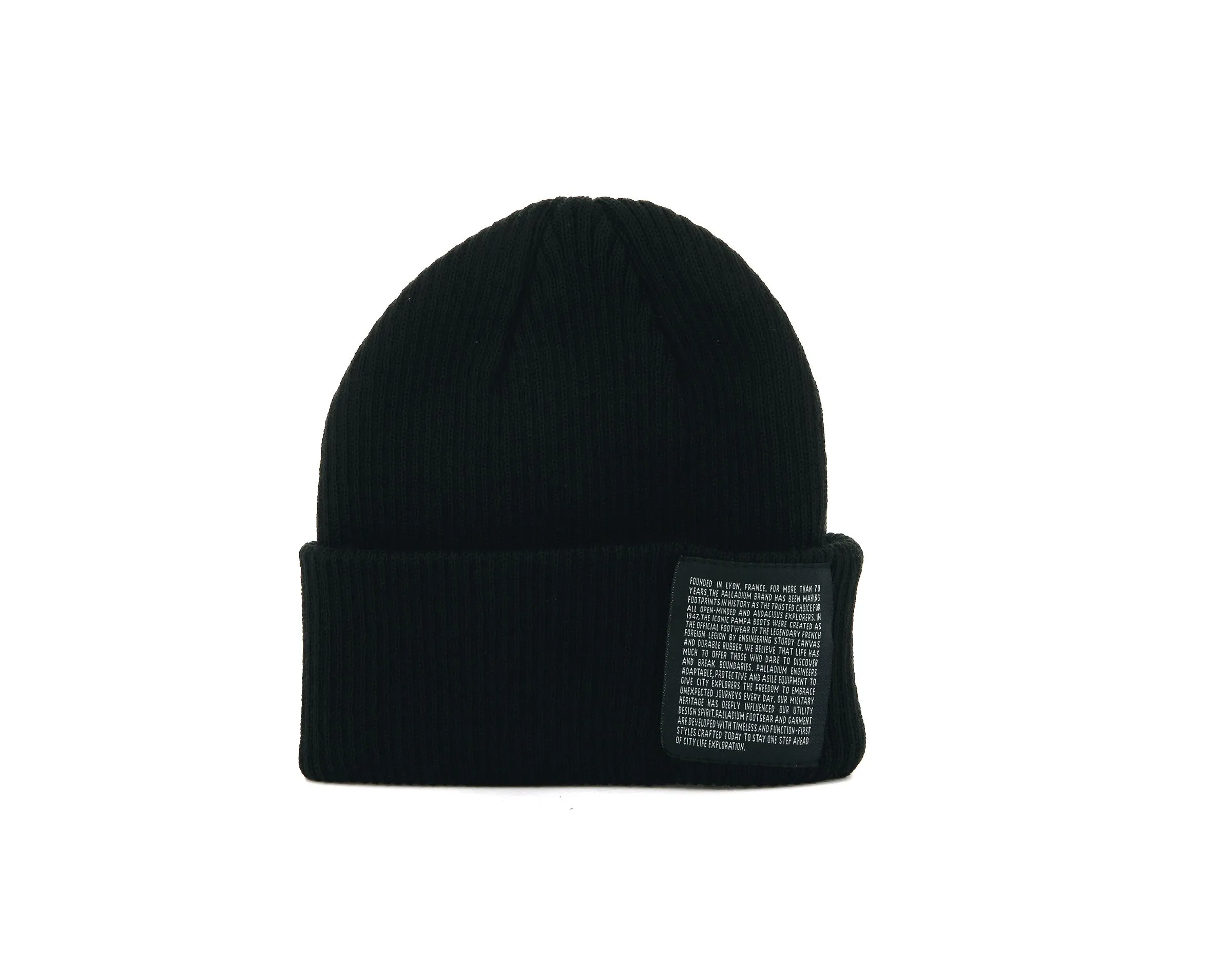 C3116-008 | SHORT BEANIE | BLACK