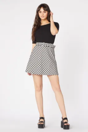 Claire Gingham Skirt