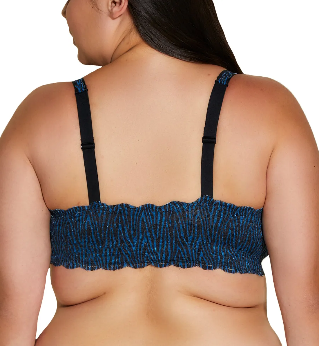 Cosabella Never Say Never Printed SUPER CURVY Sweetie Bralette (NEVEP1322) - Zebra Malawi