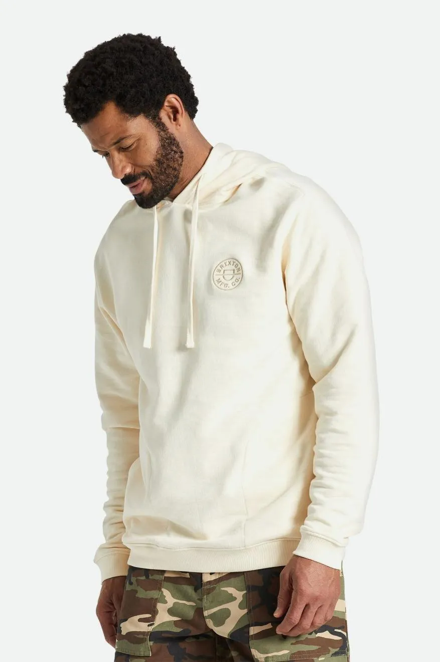 Crest Summer Weight French Terry Hood - Whitecap