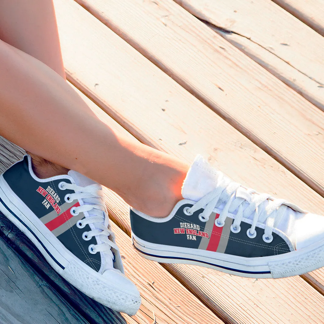 Diehard New England Fan Sports Low Top Shoes