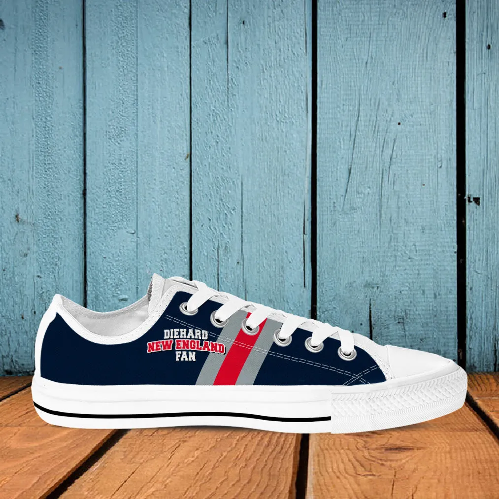 Diehard New England Fan Sports Low Top Shoes