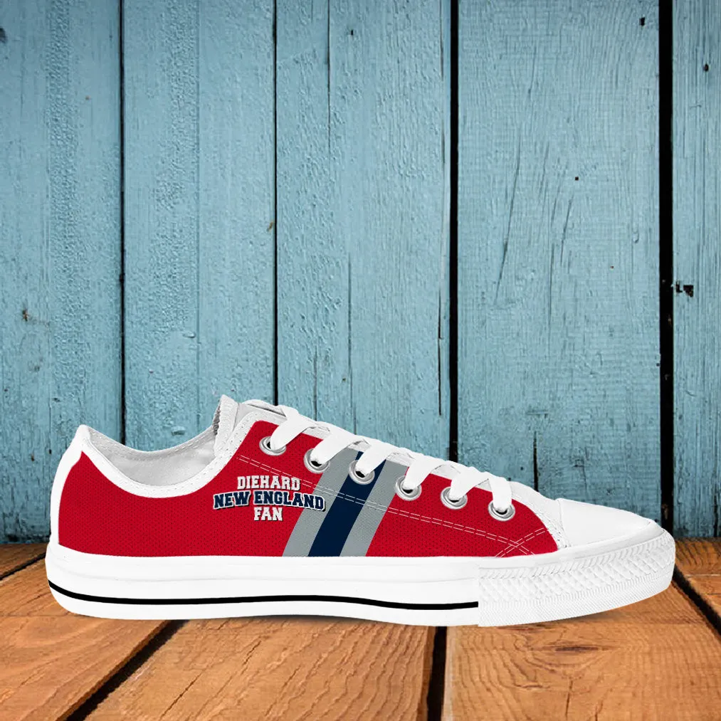 Diehard New England Fan Sports Low Top Shoes