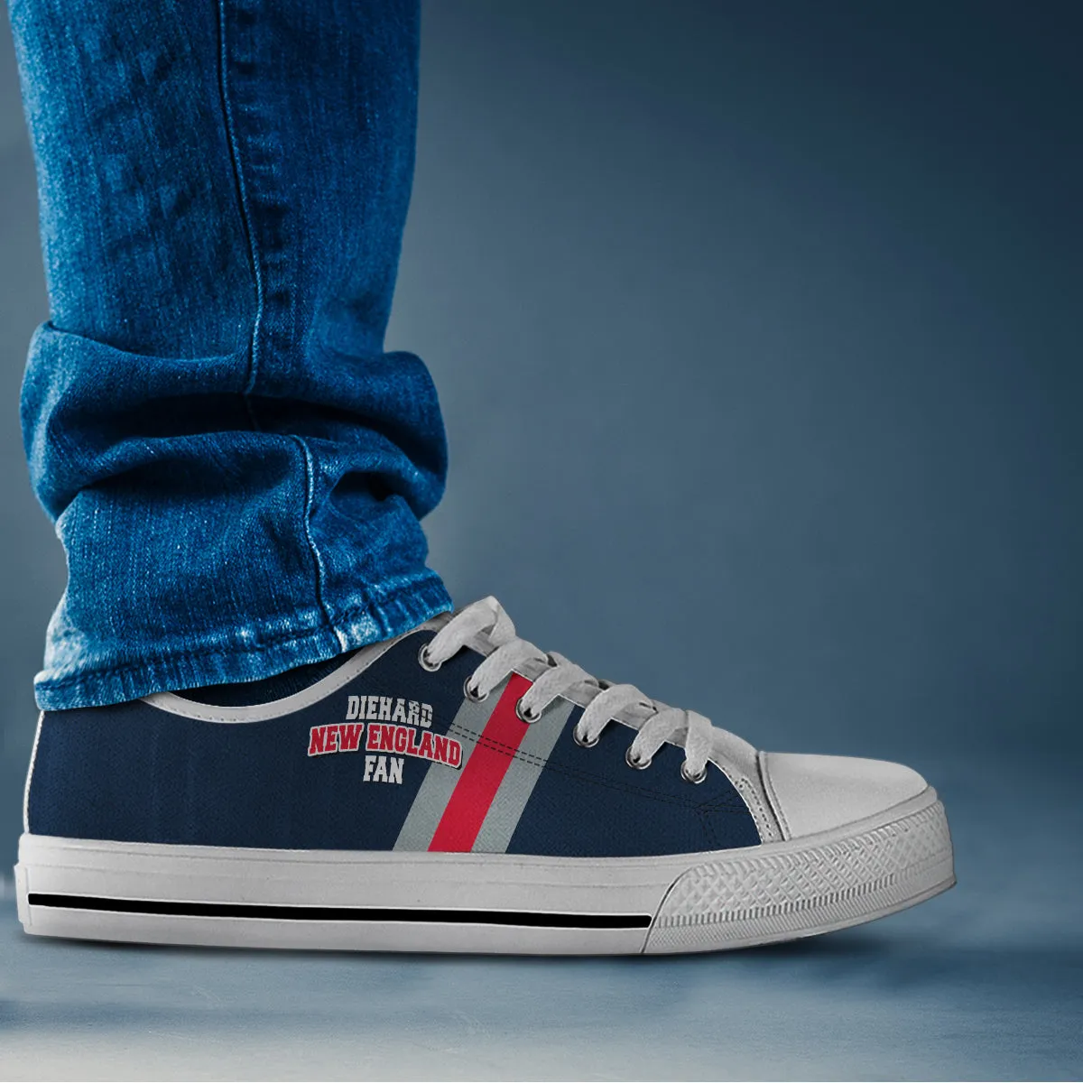 Diehard New England Fan Sports Low Top Shoes