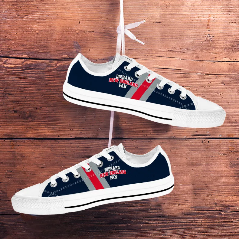 Diehard New England Fan Sports Low Top Shoes