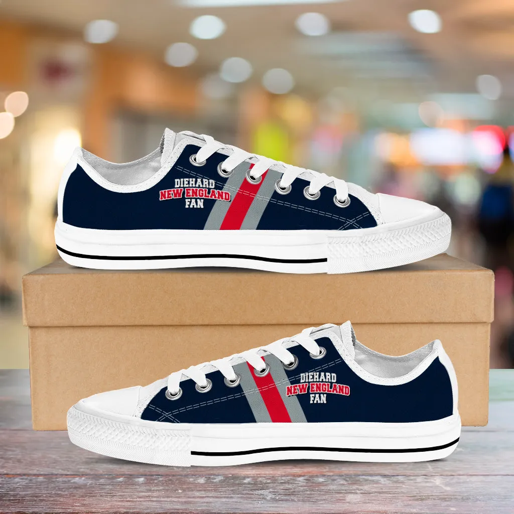 Diehard New England Fan Sports Low Top Shoes