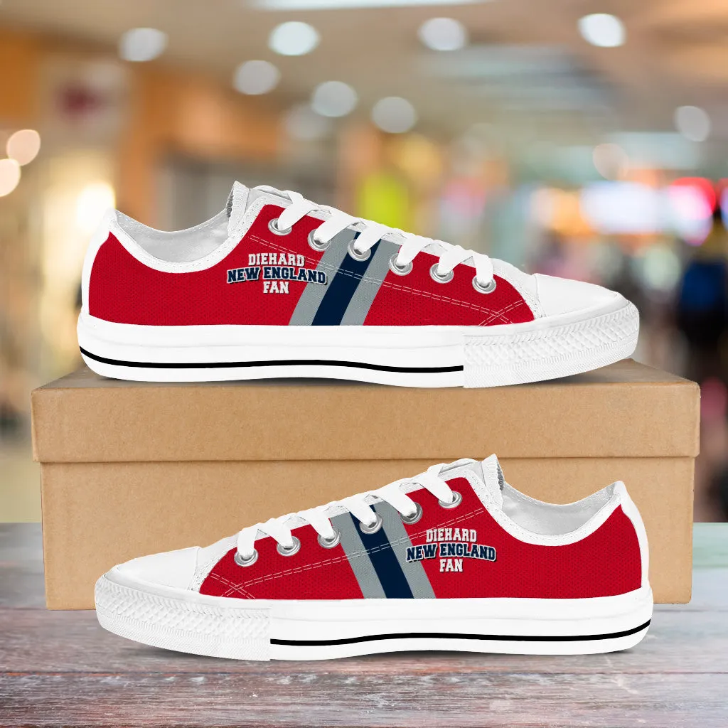 Diehard New England Fan Sports Low Top Shoes