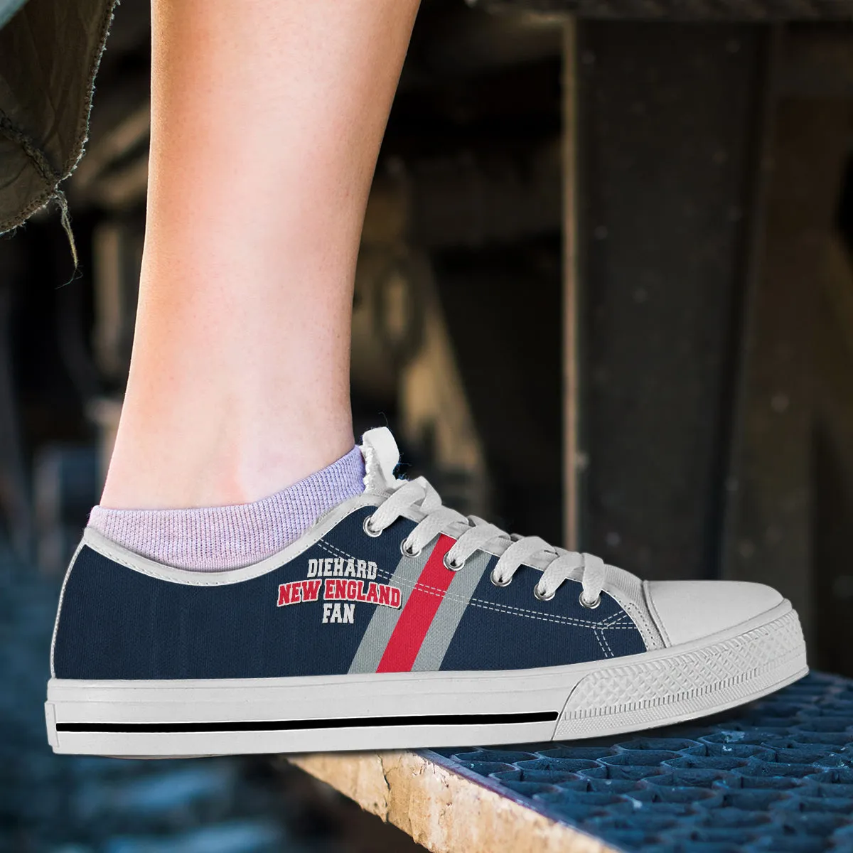 Diehard New England Fan Sports Low Top Shoes