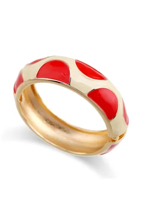 DOTTY BANGLE RED