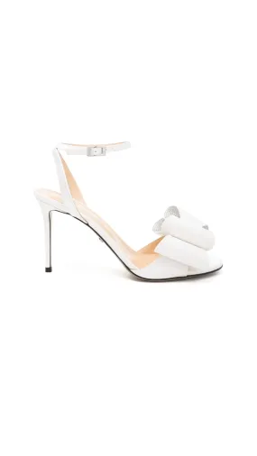 Double-bow Sandals - White