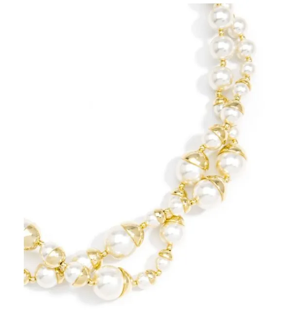 Double Layered Pearl Necklace