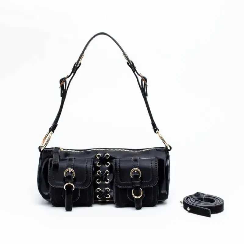 Double Pocket Shoulder Bag