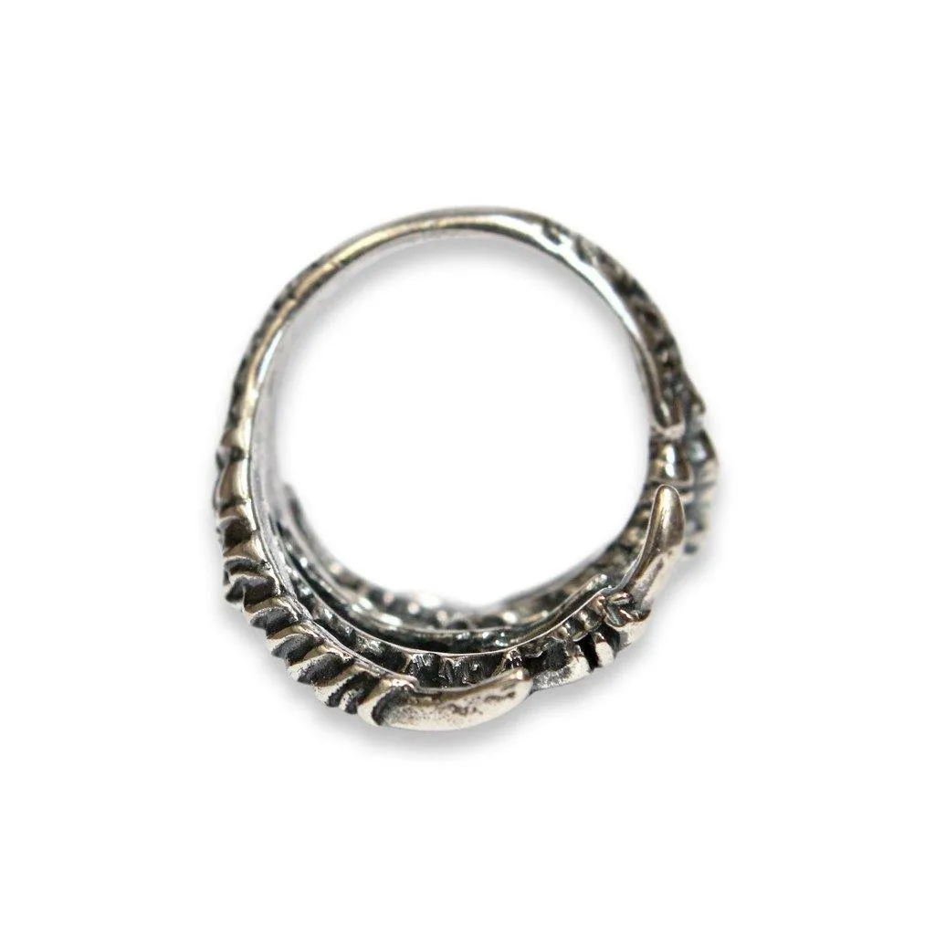 Double Raven Claw Ring