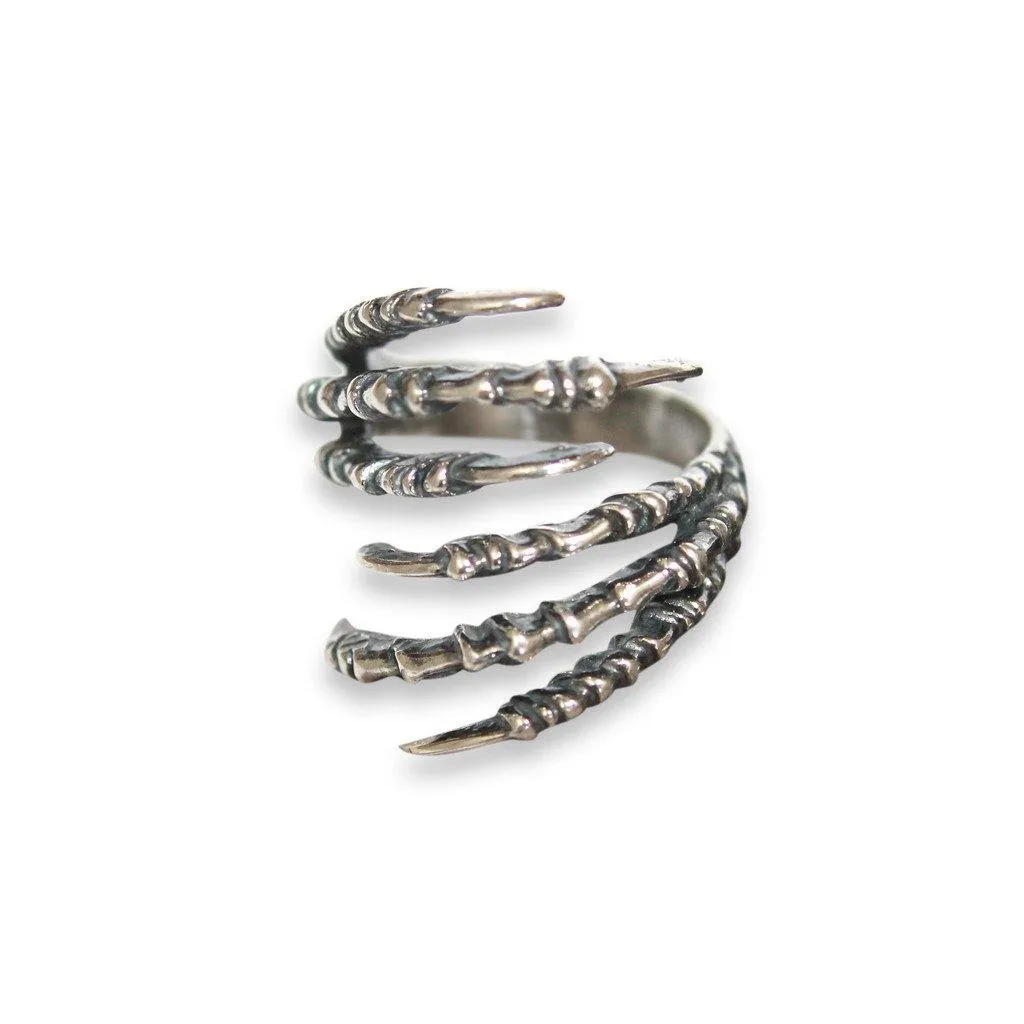 Double Raven Claw Ring