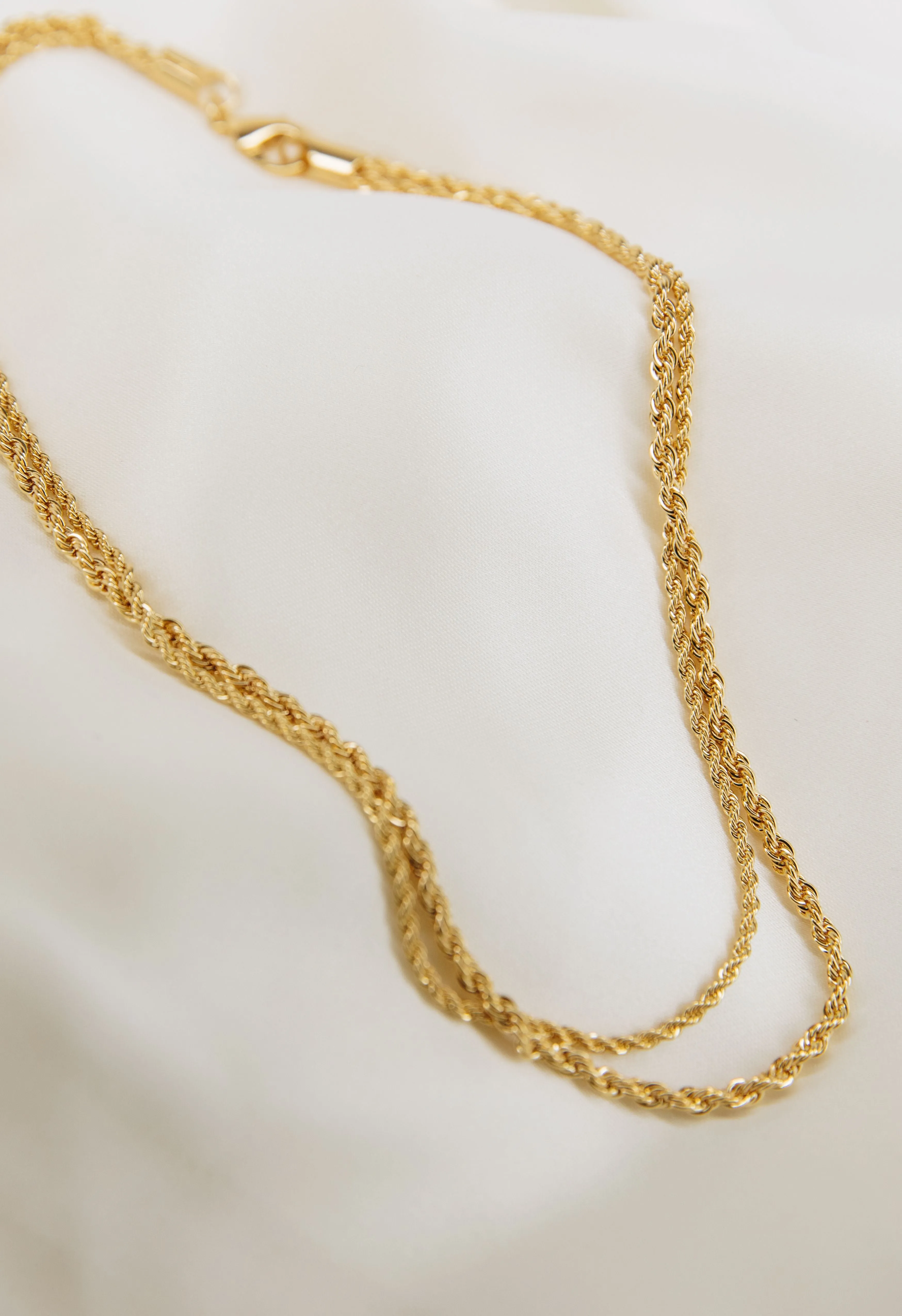 Double Rope Chain Goldfilled