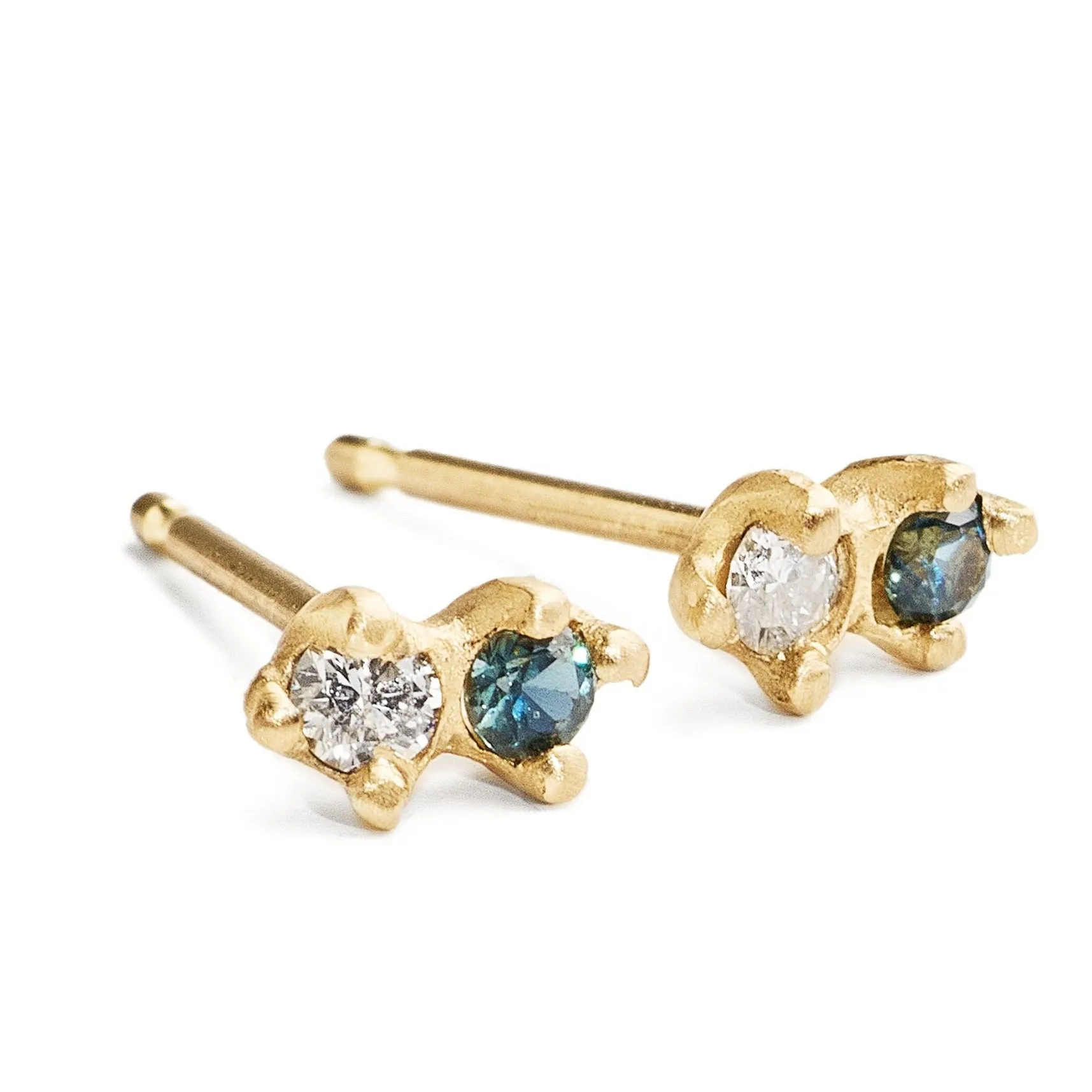 Double Sloan Sapphire  Studs