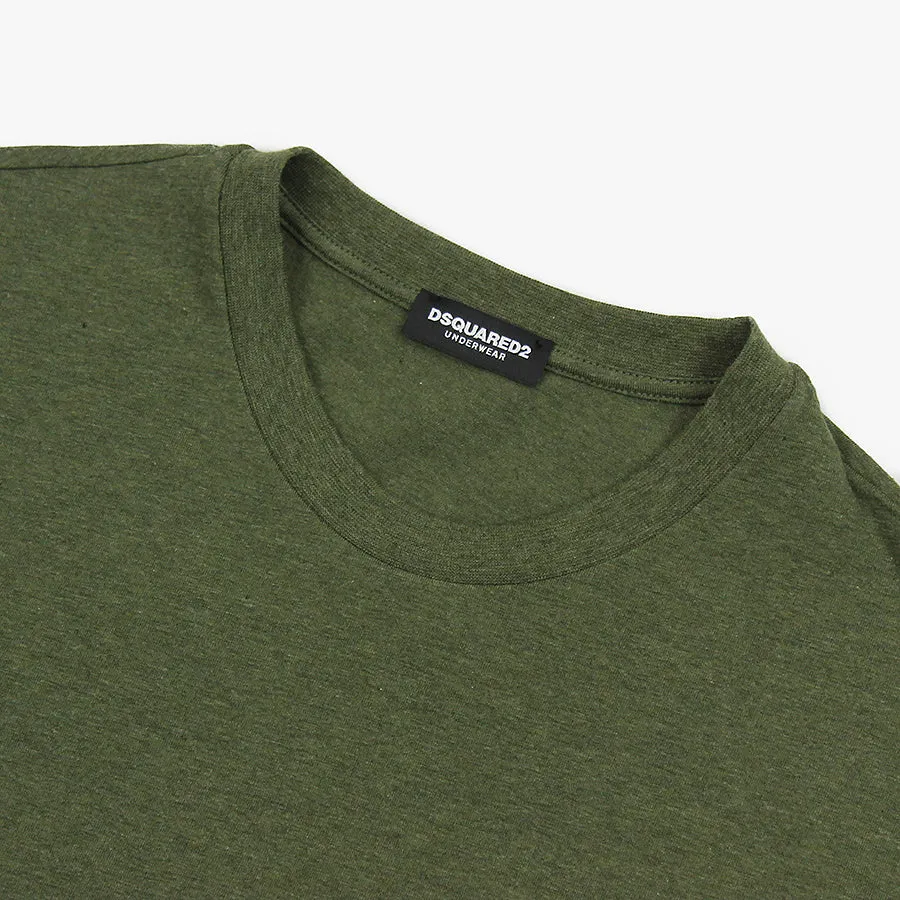 DSQUARED2 - Tape Sleeve Logo T-Shirt in Green