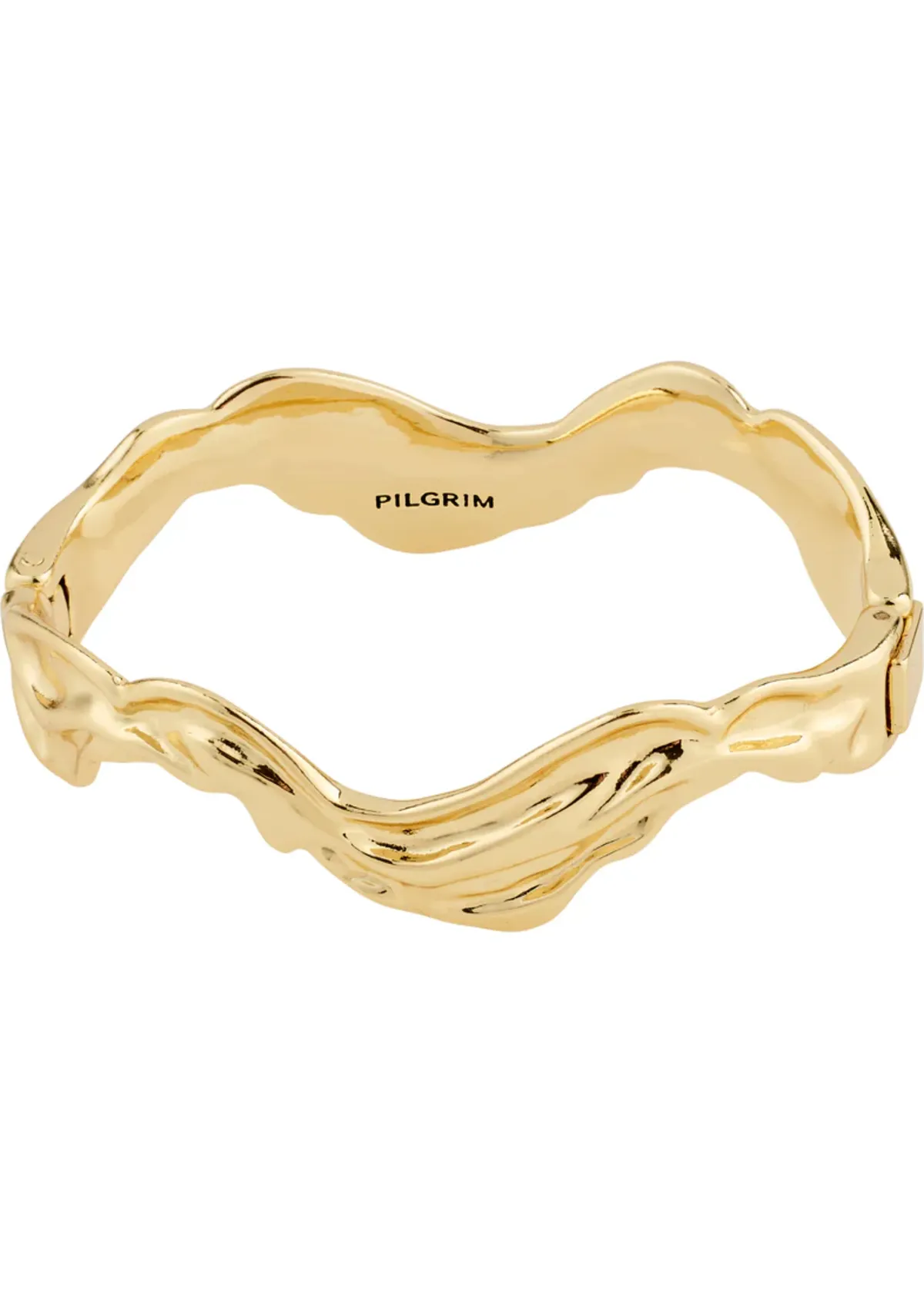 Feel Wavy Bangle - Gold Plated