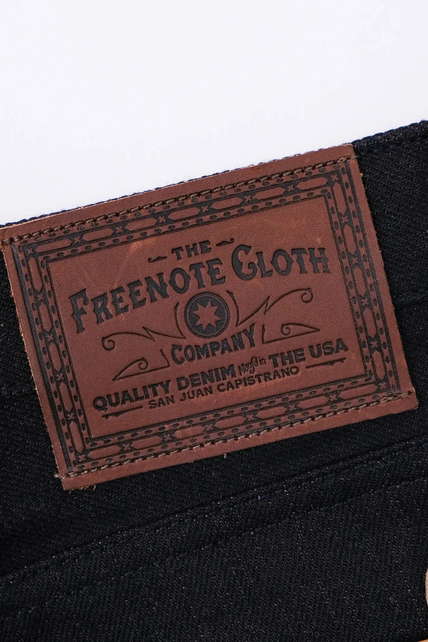 Freenote Cloth Portola - 16oz Blue Brown Denim