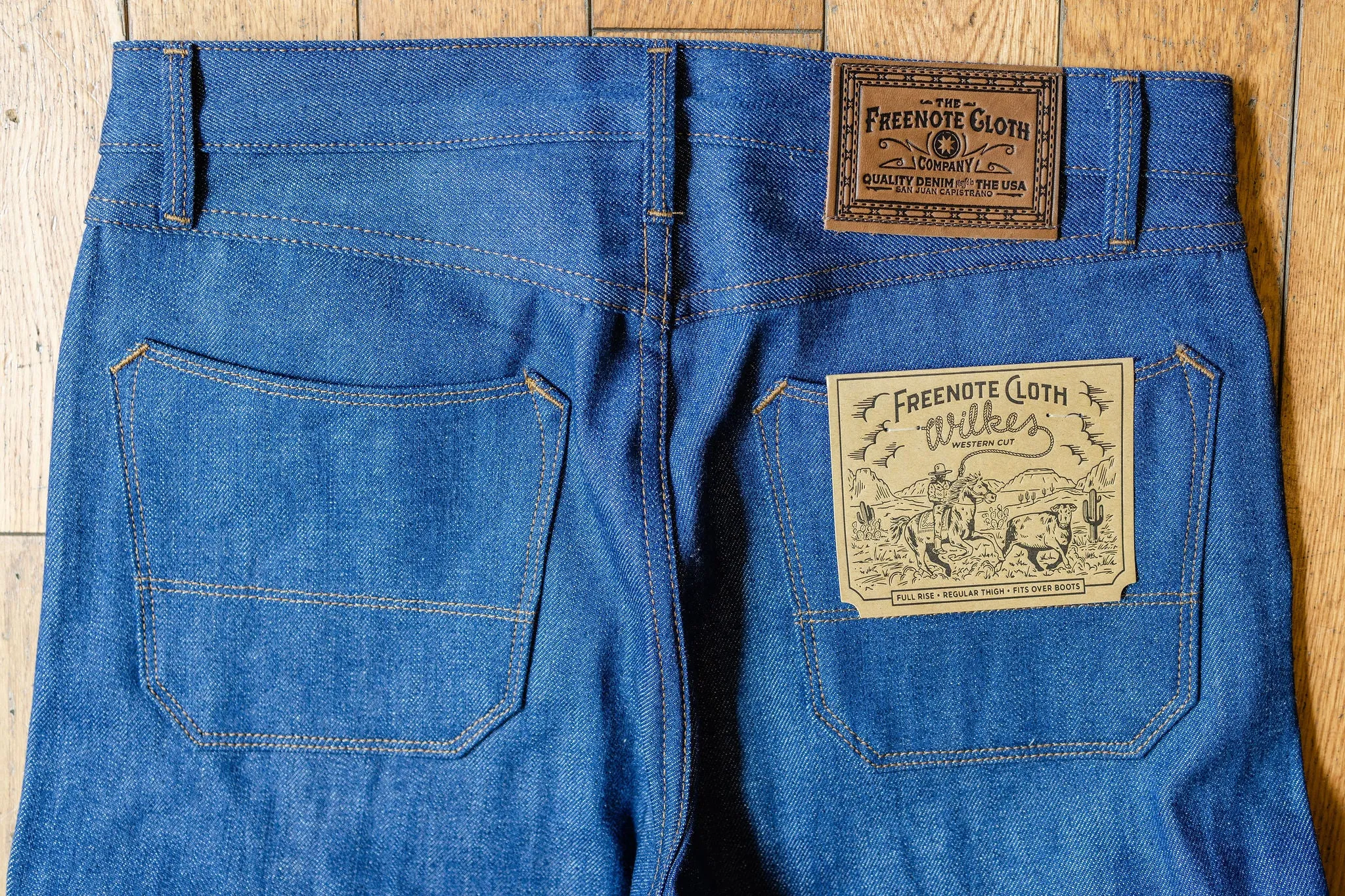 Freenote Cloth Wilkes - 12oz Vintage Blue