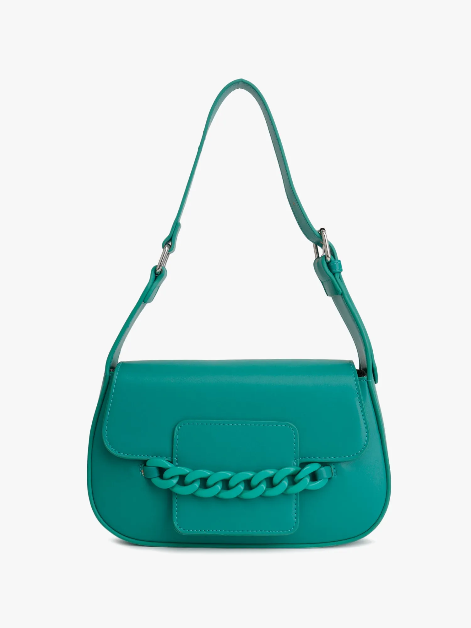 Front Flap Chain Shoulder Bag