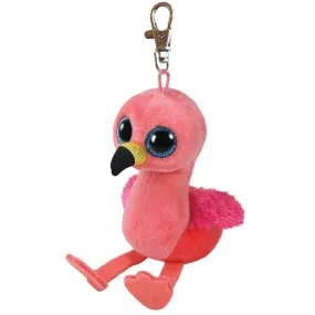 Gilda the Flamingo TY Beanie boo Keychain