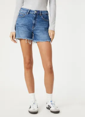 Heidi Short | Mid Brushed Recycled Blue