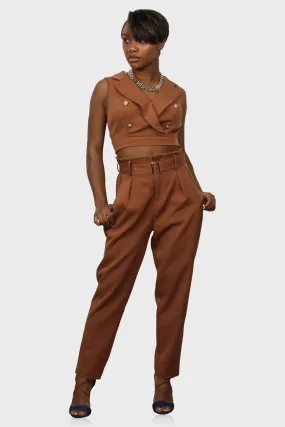 High Waisted Pant Set