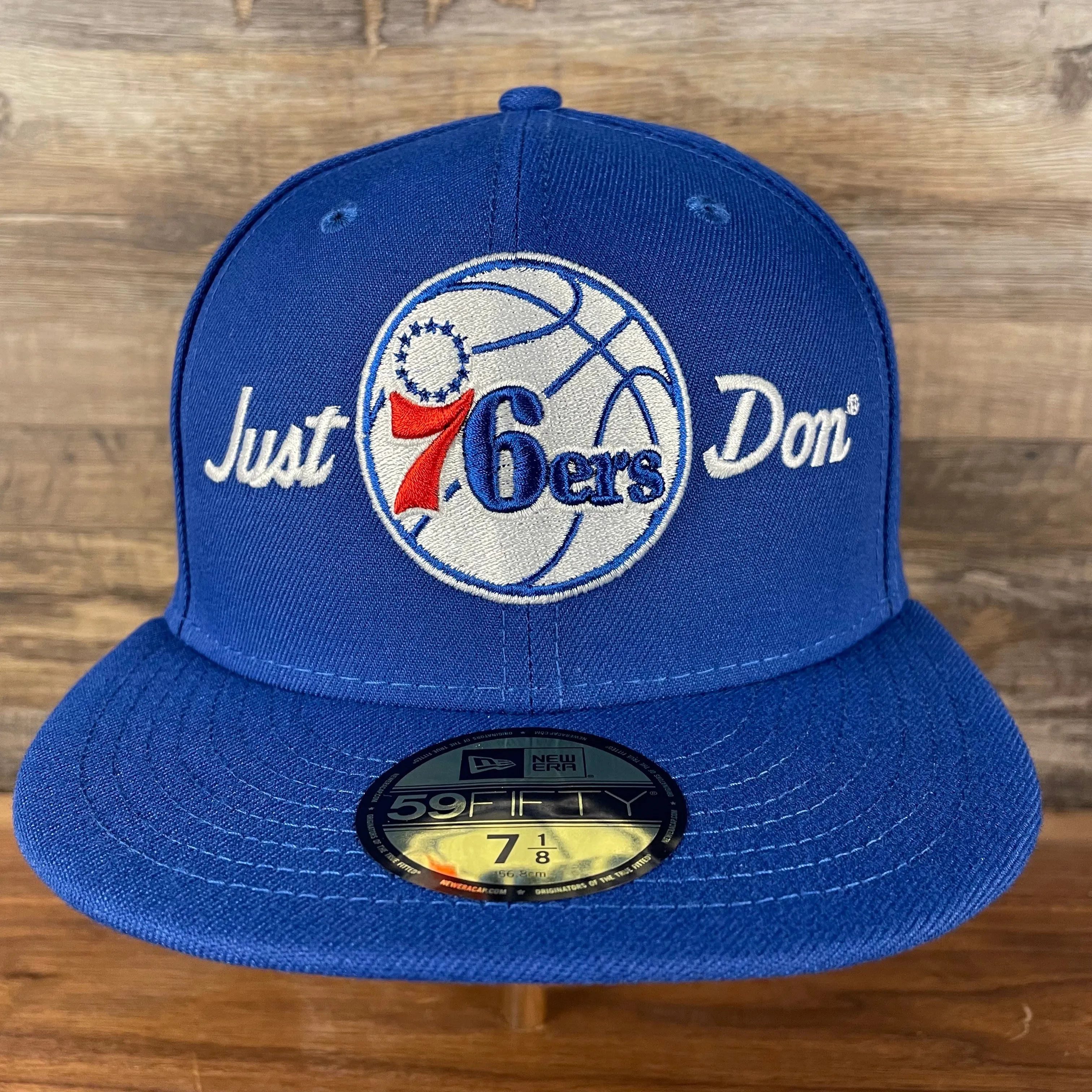 Just Don X NBA Philadelphia 76ers All Star Weekend Royal 59Fifty Fitted Cap