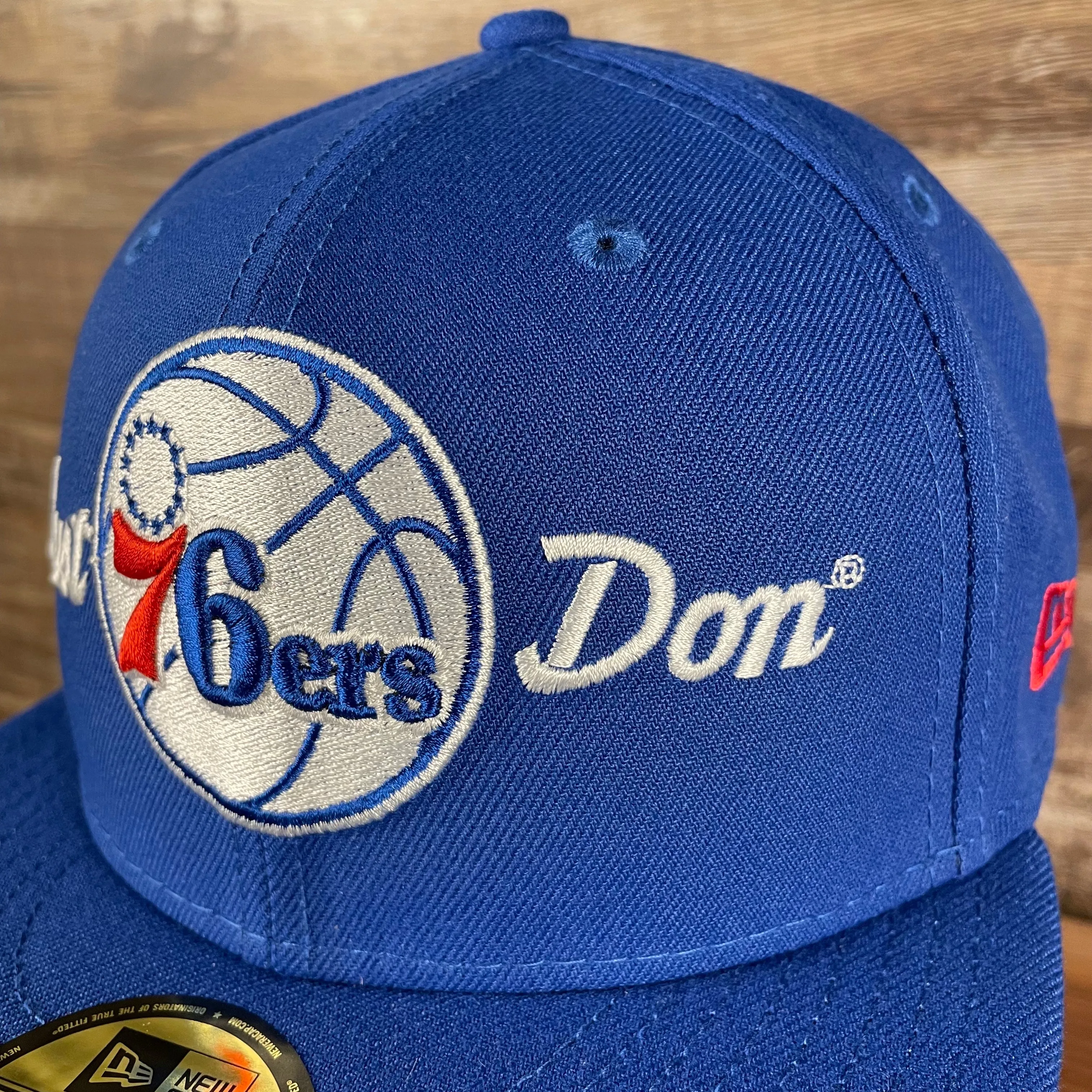 Just Don X NBA Philadelphia 76ers All Star Weekend Royal 59Fifty Fitted Cap