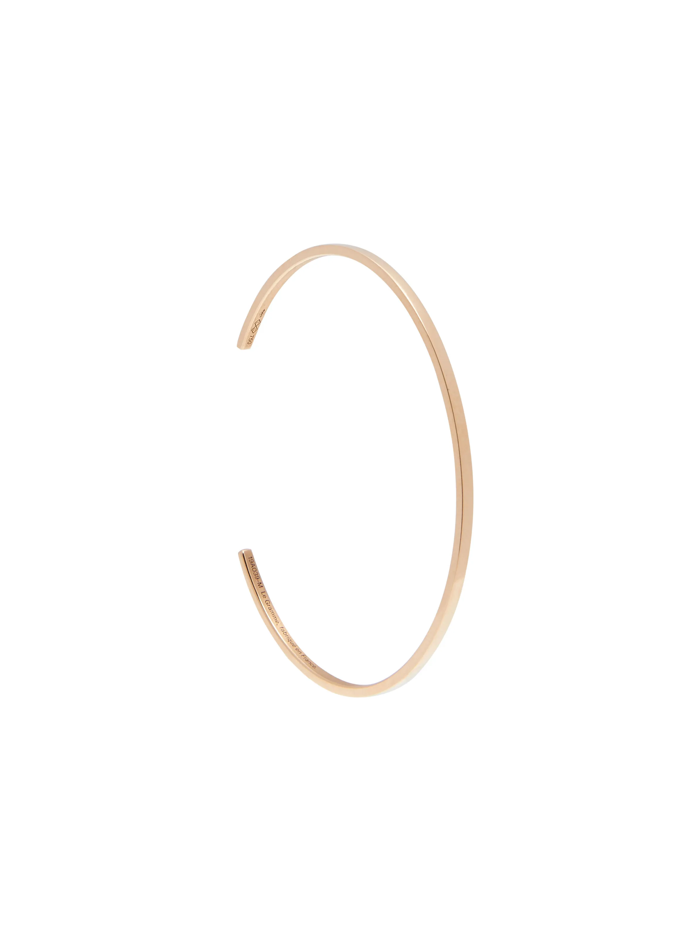 Le gramme  750 Yellow Gold Bangle Bracelet  - Golden