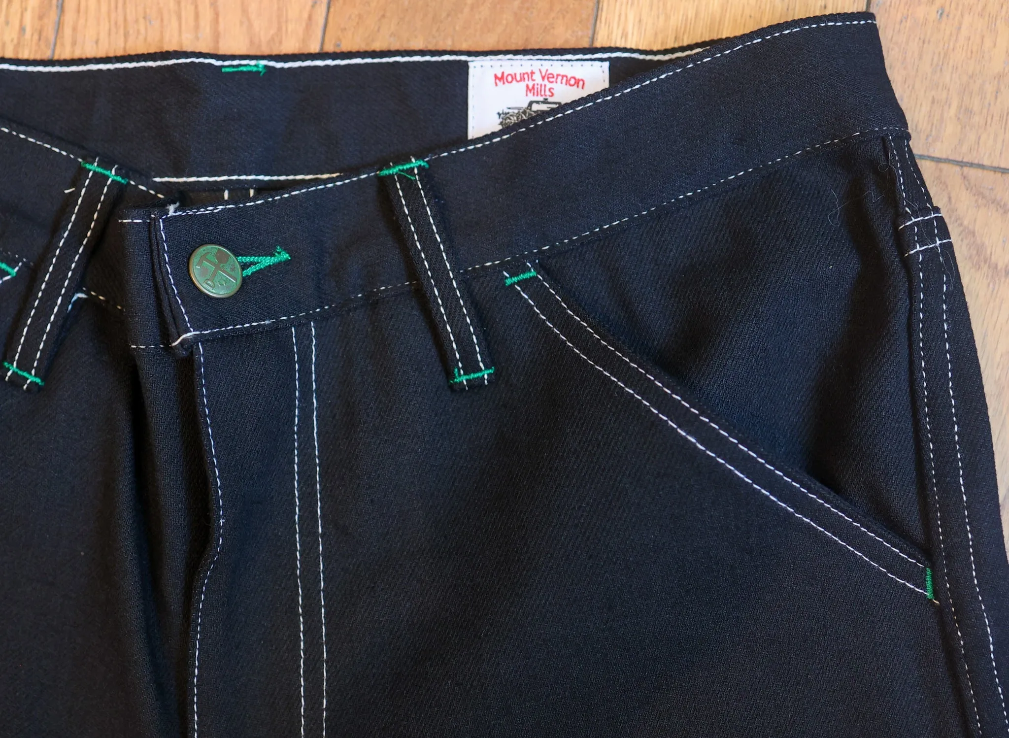 Left Field NYC Work Uniform Denim - Black Diamond