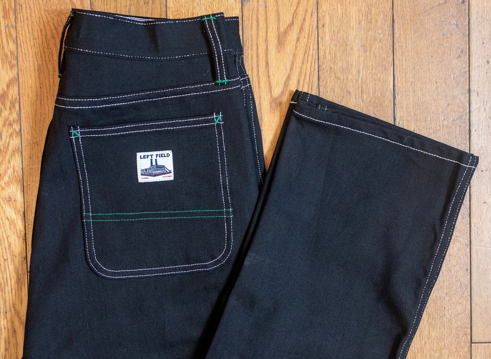 Left Field NYC Work Uniform Denim - Black Diamond