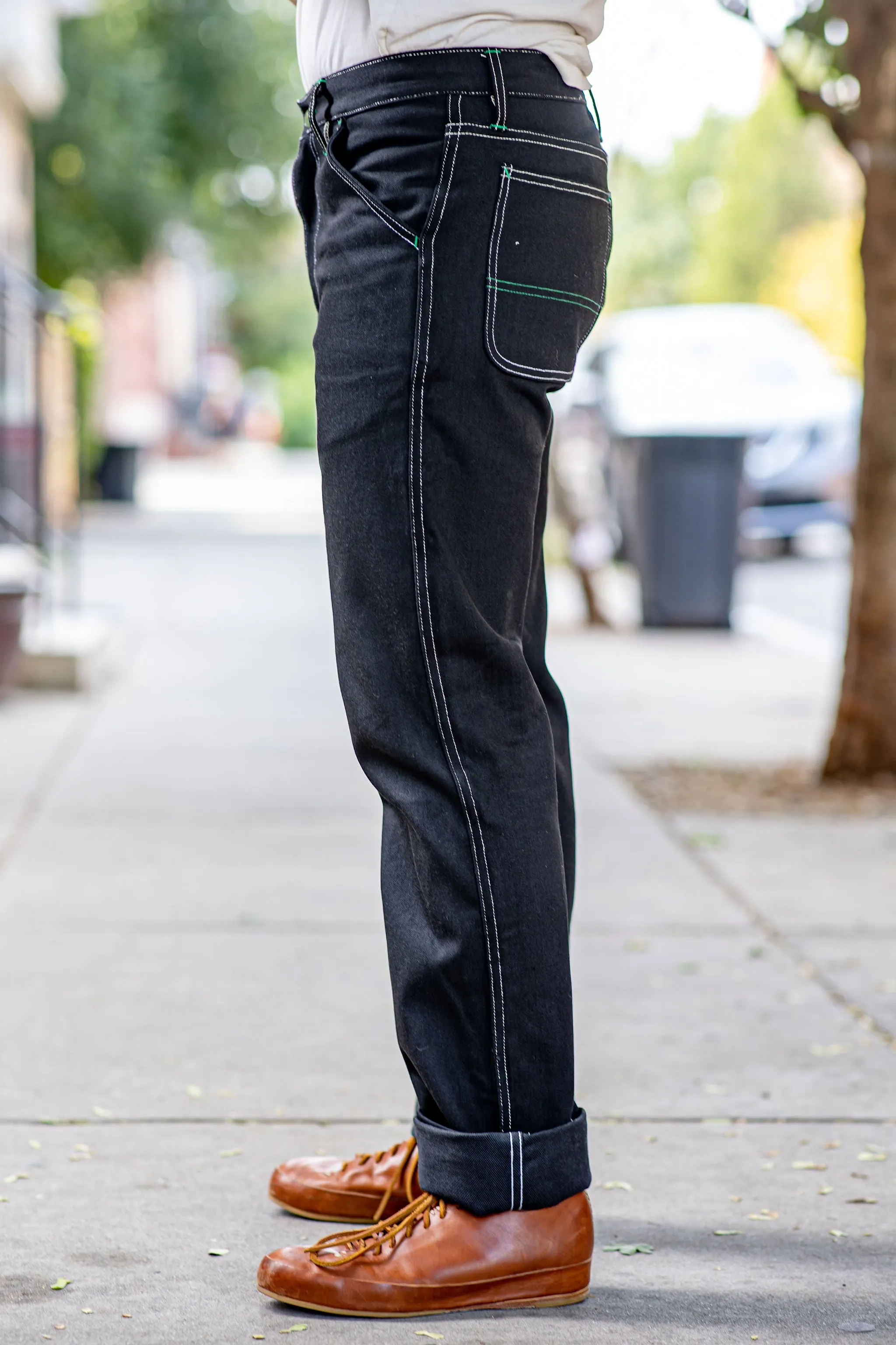 Left Field NYC Work Uniform Denim - Black Diamond