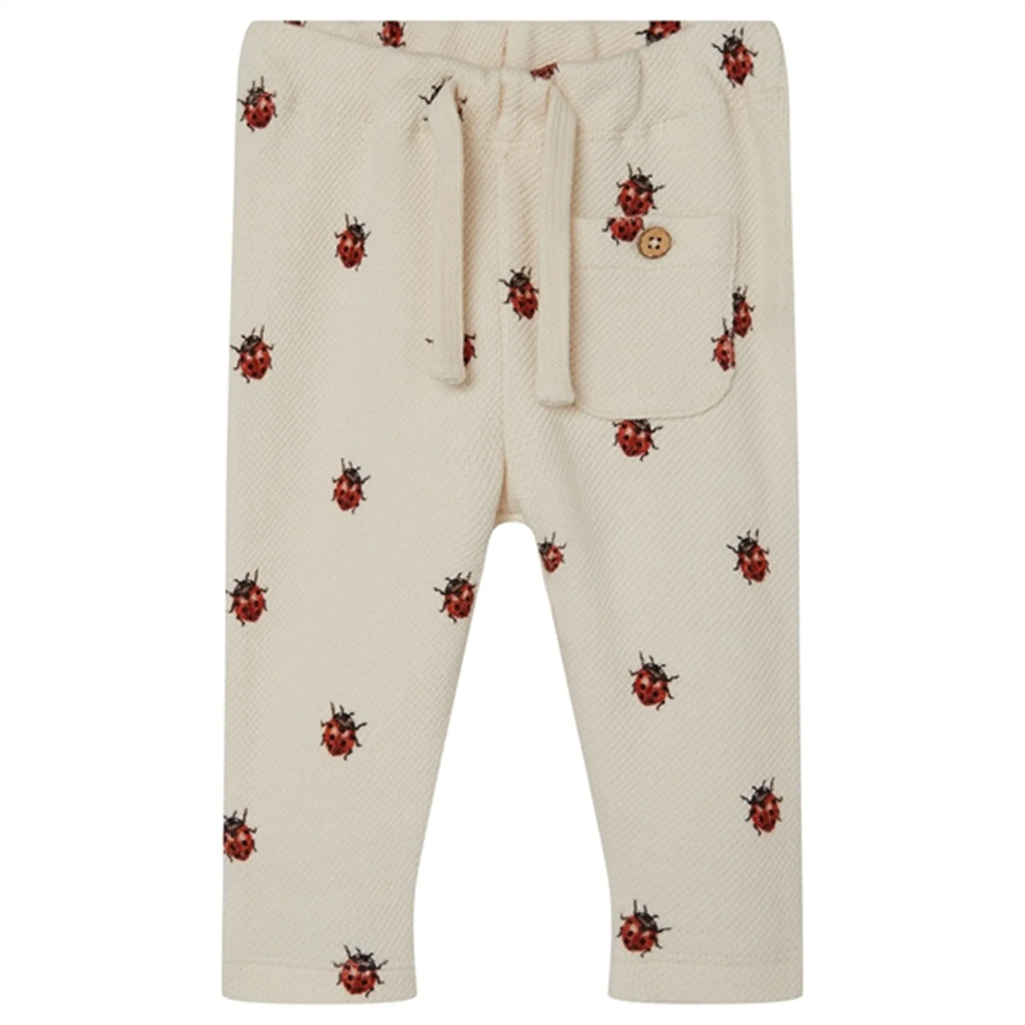 Lil'Atelier Whitecap Gray Ladybugs Ronja Sweatpants